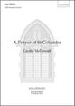 A Prayer of St. Columba SATB choral sheet music cover